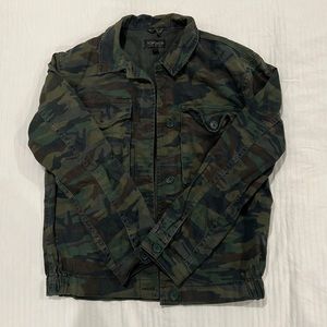 Top Shop camo utility jacket